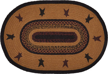 Heritage Farms Star Jute Braided Oval Rug 20